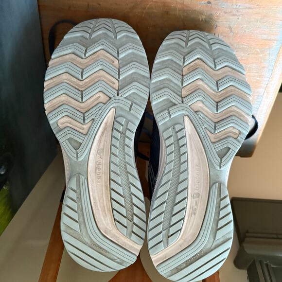 Saucony Cohesion 14 XT Running Sneaker SZ 10 Navy Sport Casual Walk NO INSOLE - Picture 9 of 10